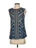 BCBGMAXAZRIA Blue Sleeveless Blouse Size XXS - photo 1