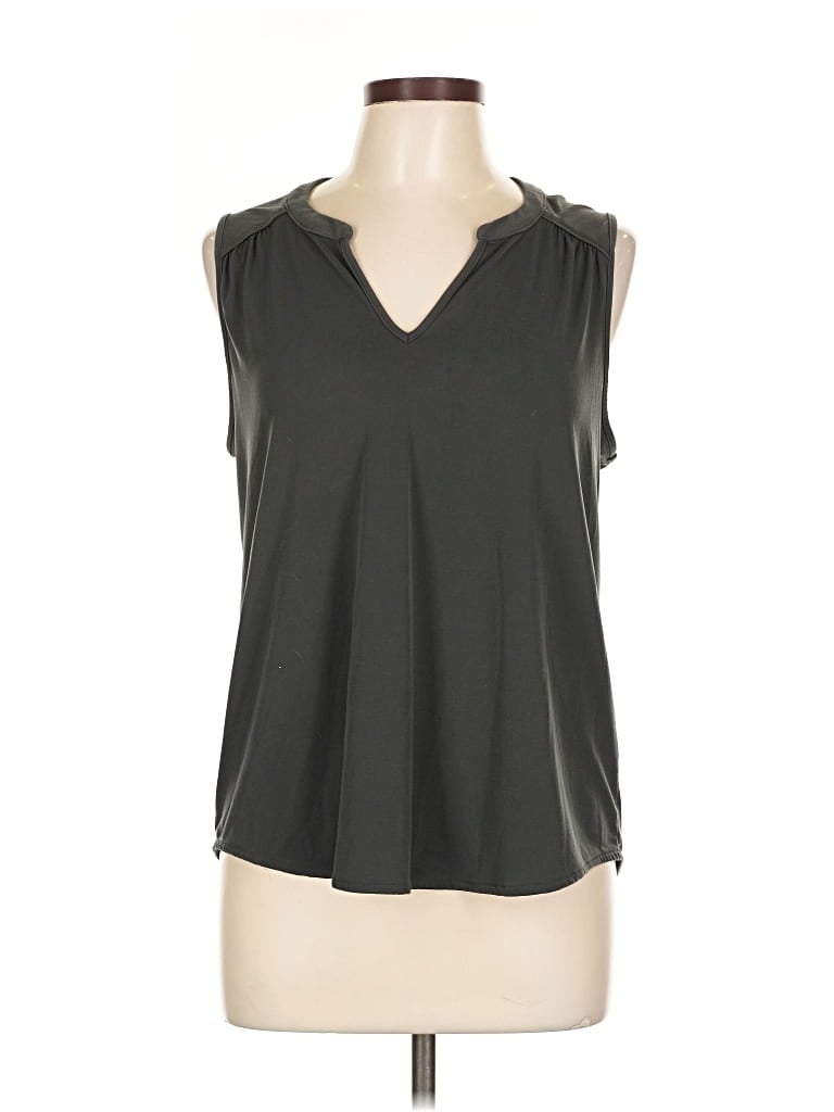 Pre-owned Banana Republic Factory Store Sleeveless T-shirt In Gray