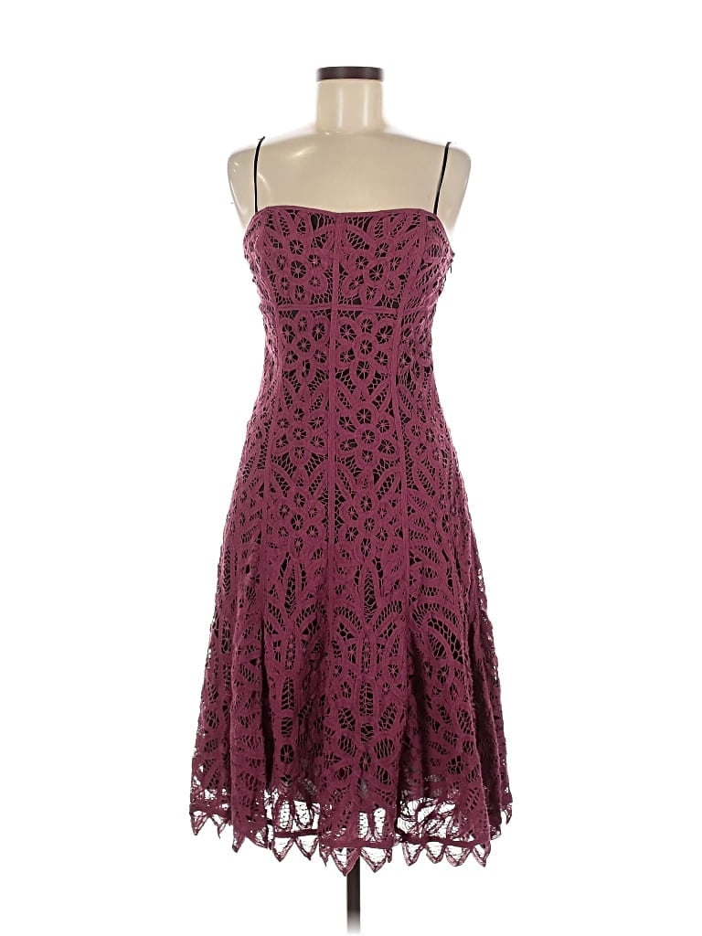 Pre-owned Betsey Johnson Cocktail Dress In Burgundy