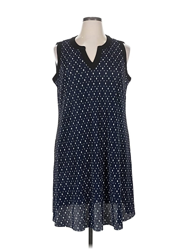 Pre-owned Nina Leonard Casual Dress In Blue
