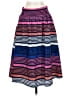 Old Navy 100% Polyester Stripes Blue Casual Skirt Size S - photo 2