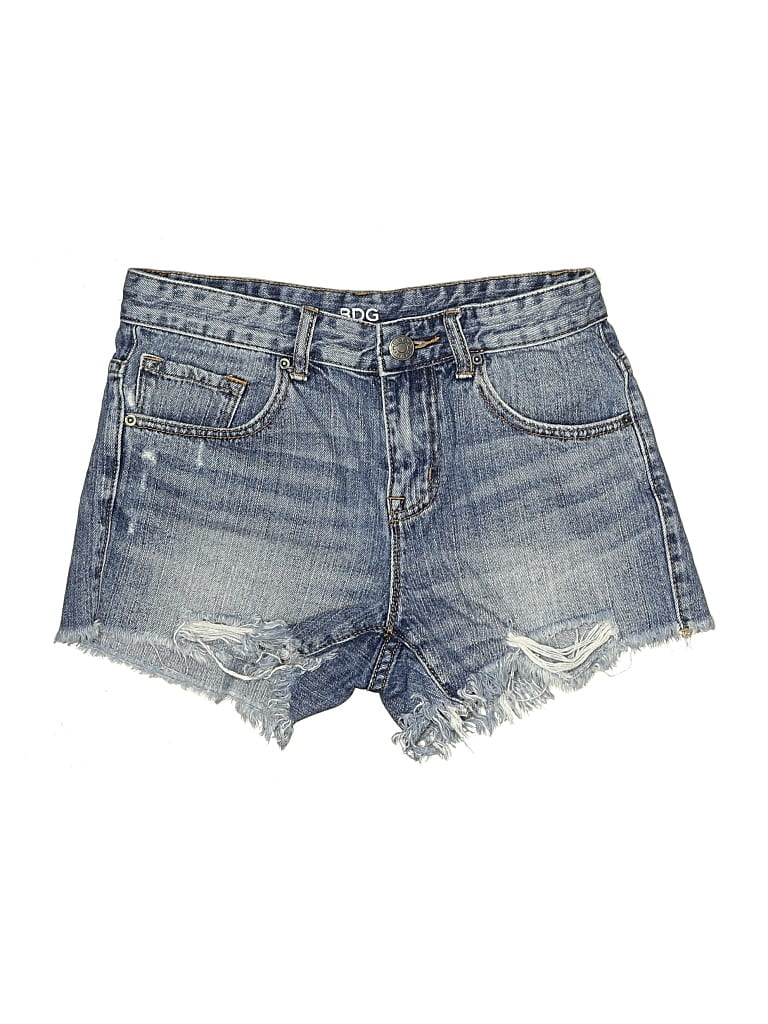 Pre-owned Bdg Denim Shorts In Blue