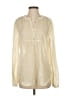 Dylan Ivory Long Sleeve Blouse Size S - photo 1