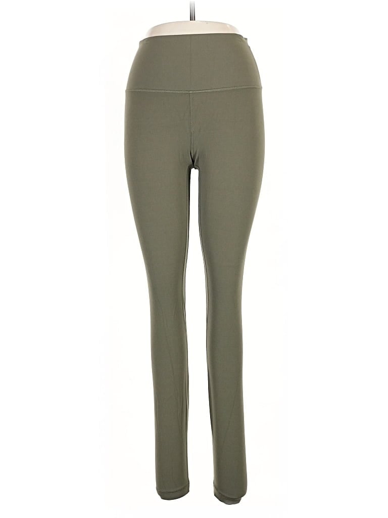 Pre-owned Lululemon Athletica Active Pants In Green