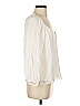 Lavender Brown 100% Polyester Ivory 3/4 Sleeve Blouse Size S - photo 4