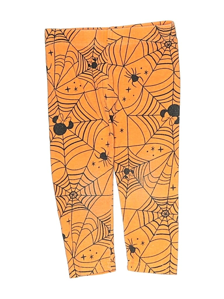 Pre-owned Disney Kids' Leggings In Orange