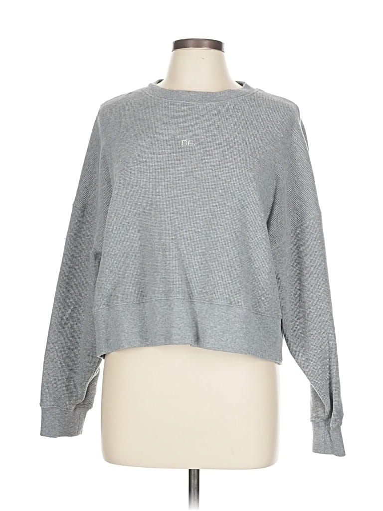 Pre-owned Active Pullover Sweater In Gray