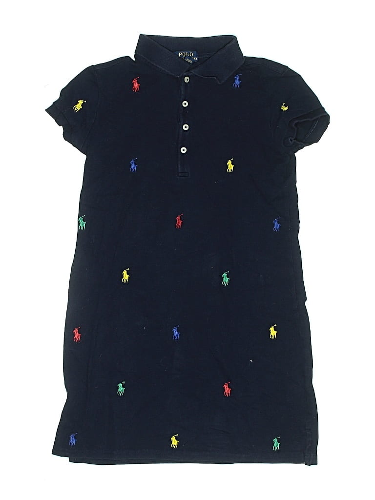 Pre-owned Polo By Ralph Lauren Kids' Dress In Blue