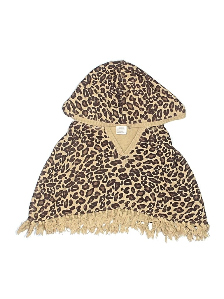 Pre-owned Gymboree Kids' Poncho In Brown