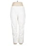 Ellen Tracy Solid Ivory Casual Pants Size 14 - photo 1