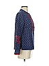 J.Crew Blue 3/4 Sleeve Blouse Size 4 - photo 4