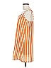 Assorted Brands Stripes Orange Casual Dress Size M - photo 5
