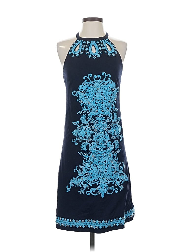 Pre-owned Inc International Concepts Cocktail Dress In Blue
