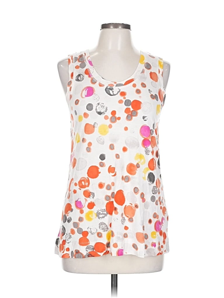 Pre-owned Simply Vera Vera Wang Sleeveless T-shirt In White