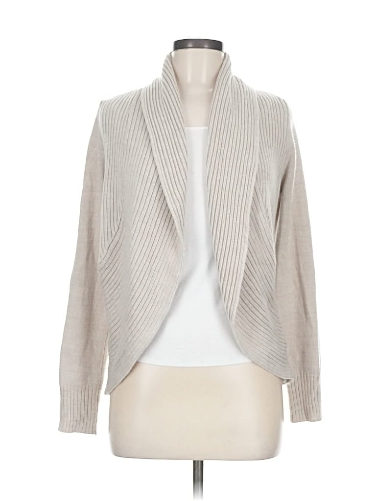 Pre-owned H&m Cardigan Sweater In Gray