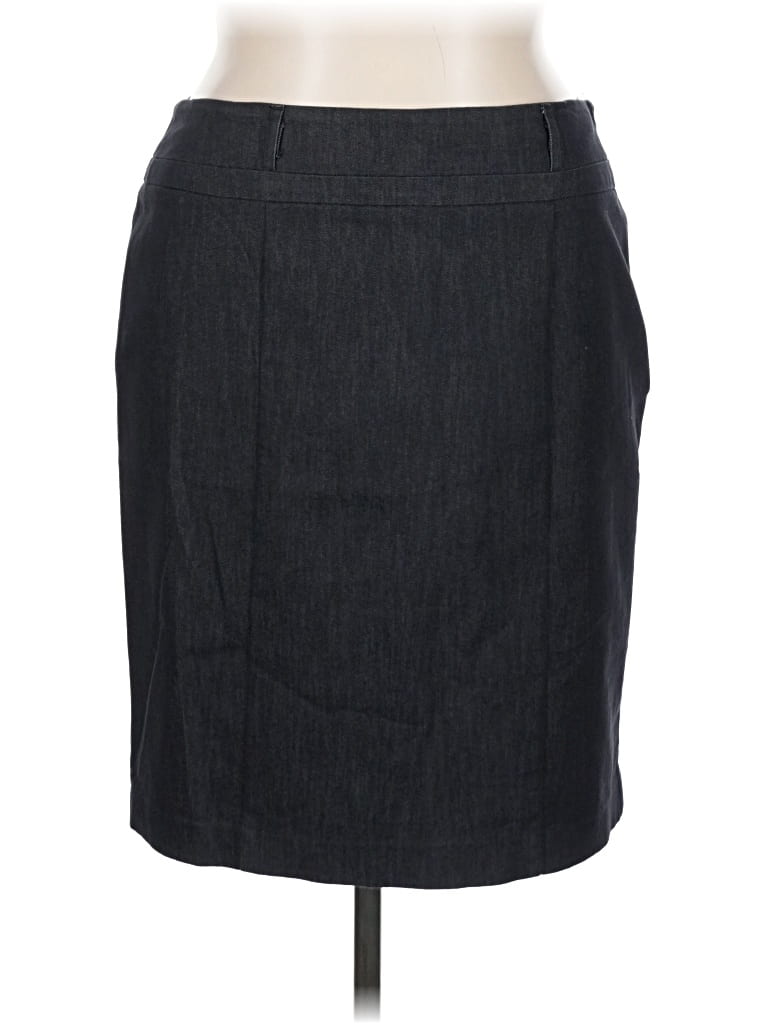 Pre-owned Apt. 9 Denim Skirt In Gray