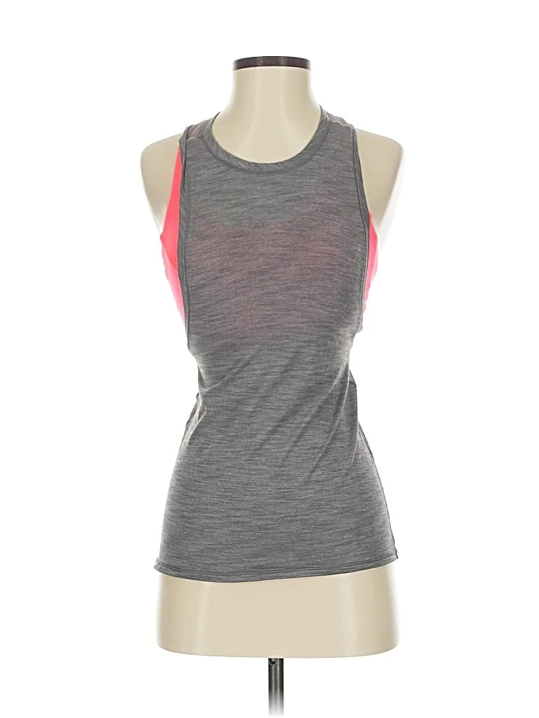 Pre-owned Lululemon Athletica Active Tank Top In Gray