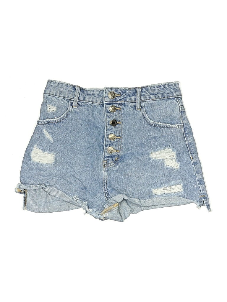 Pre-owned Show Me Your Mumu Denim Shorts In Blue