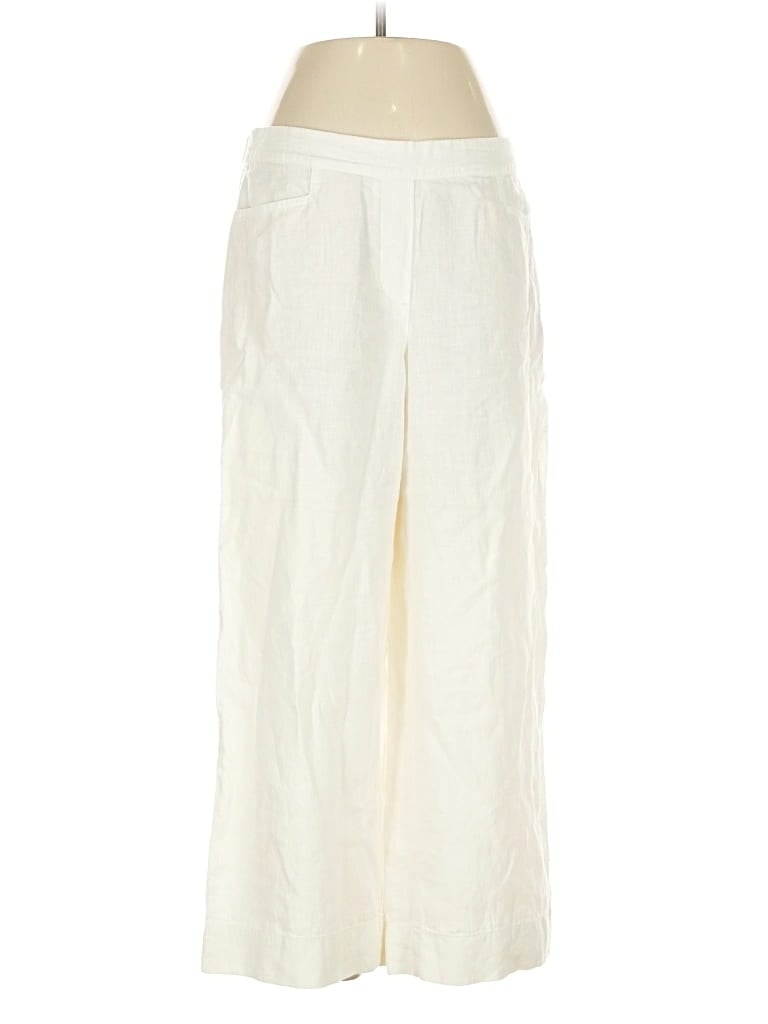 Pre-owned Jjill Linen Pants In White