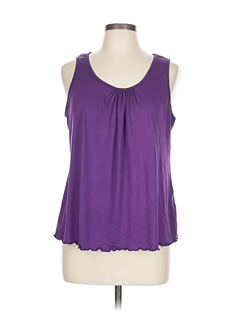 Pre-owned Ekouaer Sleeveless Blouse In Purple