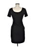 Mudd Solid Black Casual Dress Size M - photo 2