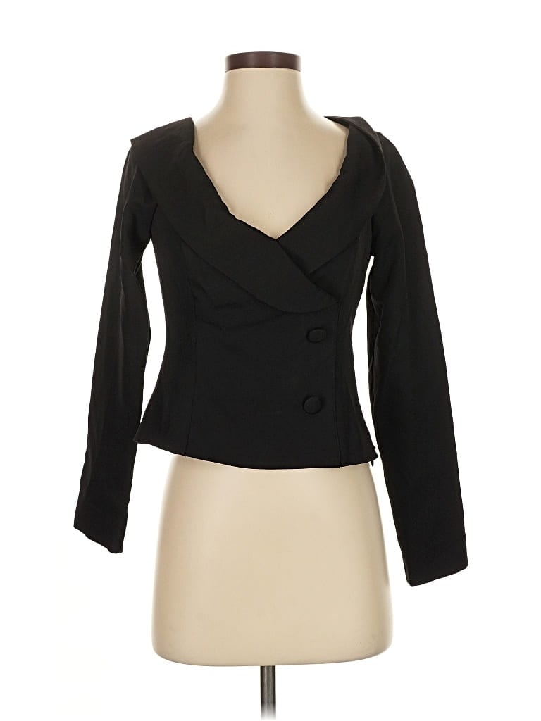 Pre-owned Astr Blazer Jacket In Black