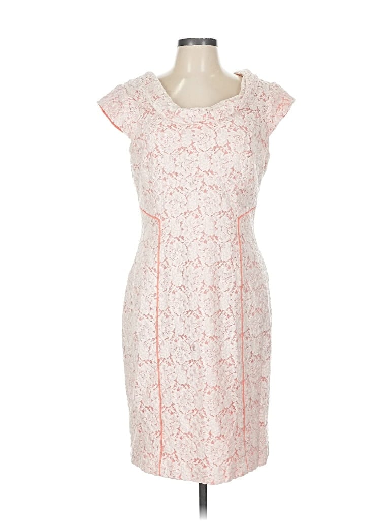 Pre-owned Antonio Melani Cocktail Dress In White