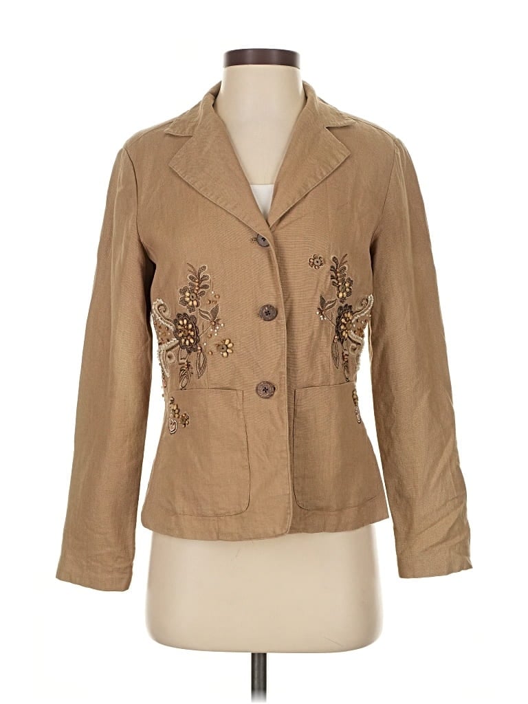 Pre-owned Coldwater Creek Jacket In Brown