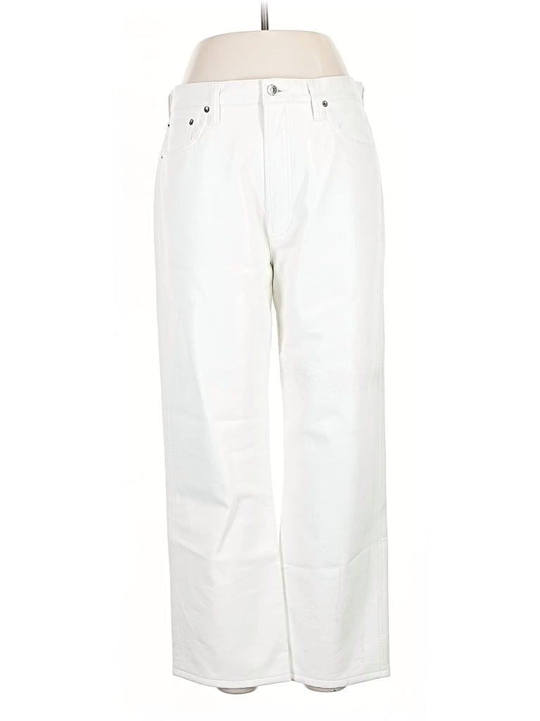 Pre-owned Agolde Casual Pants In White
