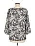 Talbots Outlet 100% Polyester Black 3/4 Sleeve Blouse Size L - photo 2