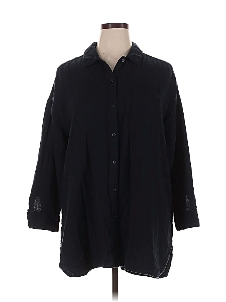 Pre-owned Purejill Casual Dress In Black