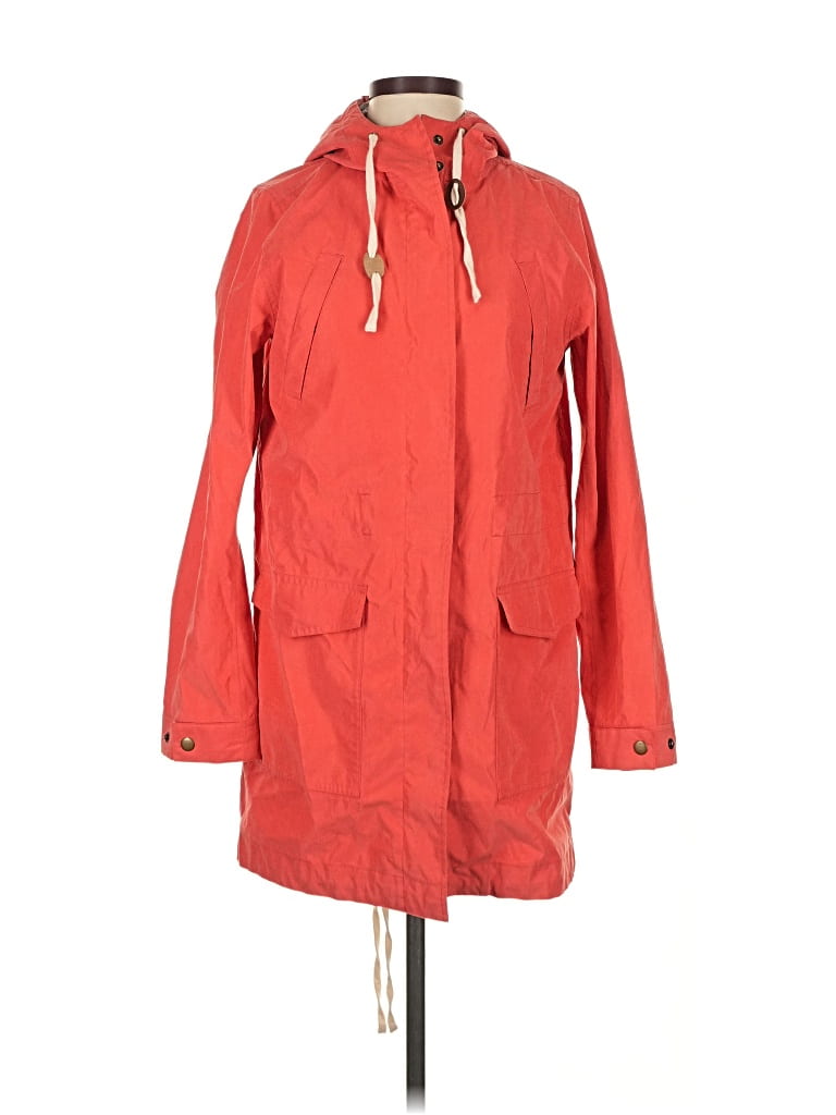 Pre-owned Marine Layer Raincoat In Red