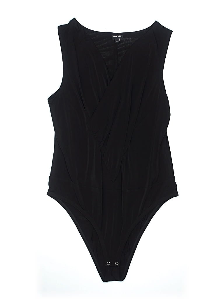 Pre-owned Torrid Bodysuit In Black