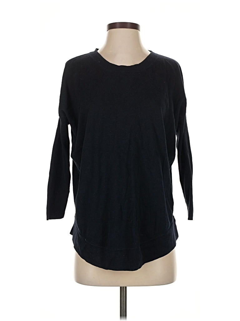 Pre-owned J.crew Factory Store Pullover Sweater In Black