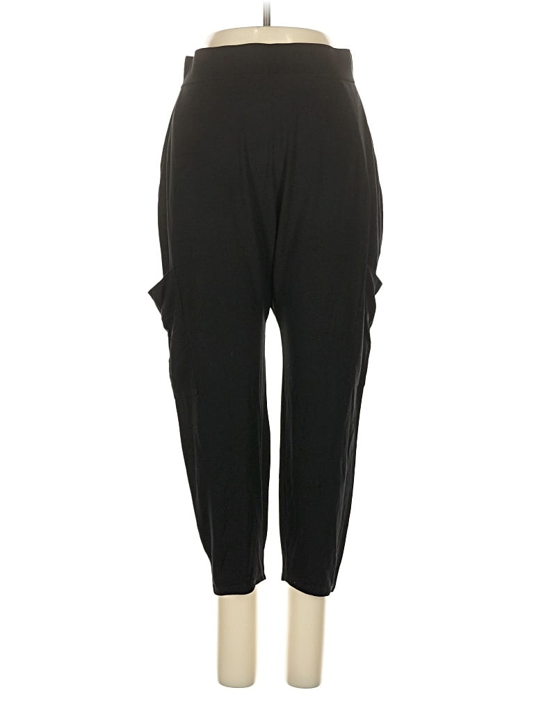 Pre-owned Eileen Fisher Casual Pants In Black