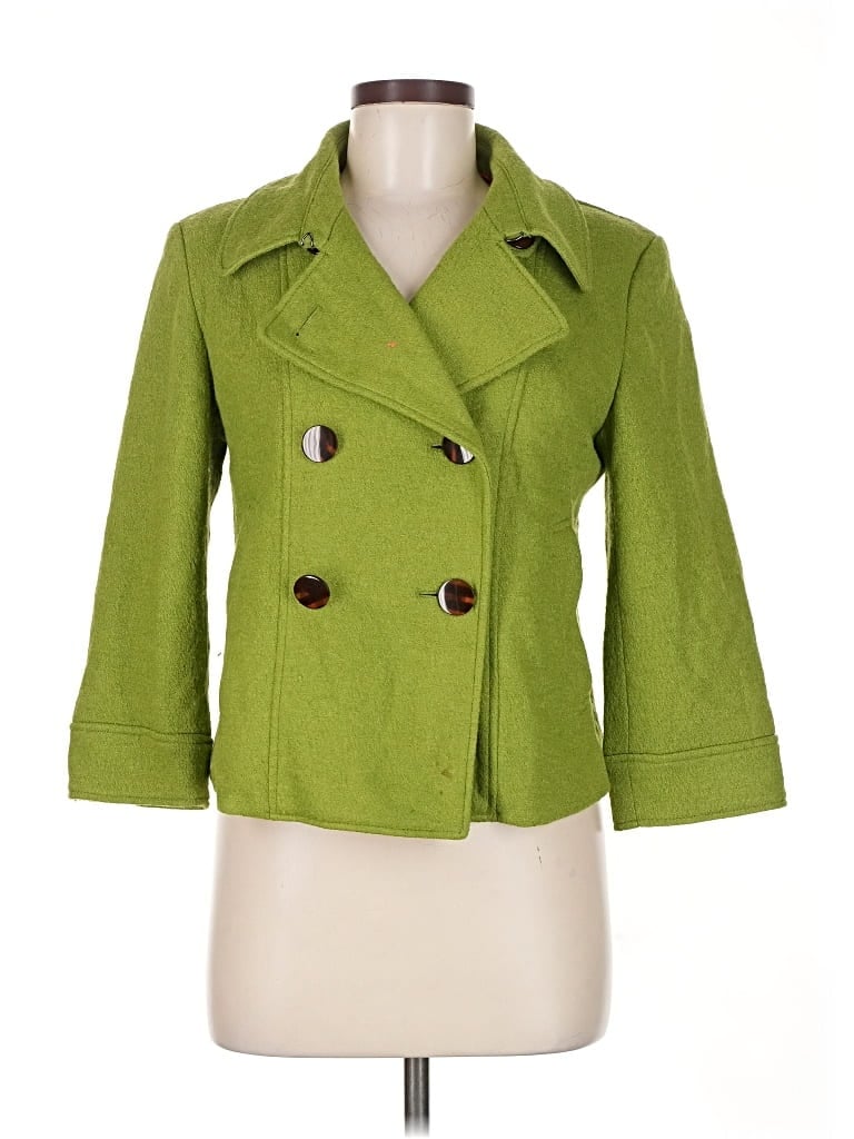 Pre-owned Seven7 Coat In Green