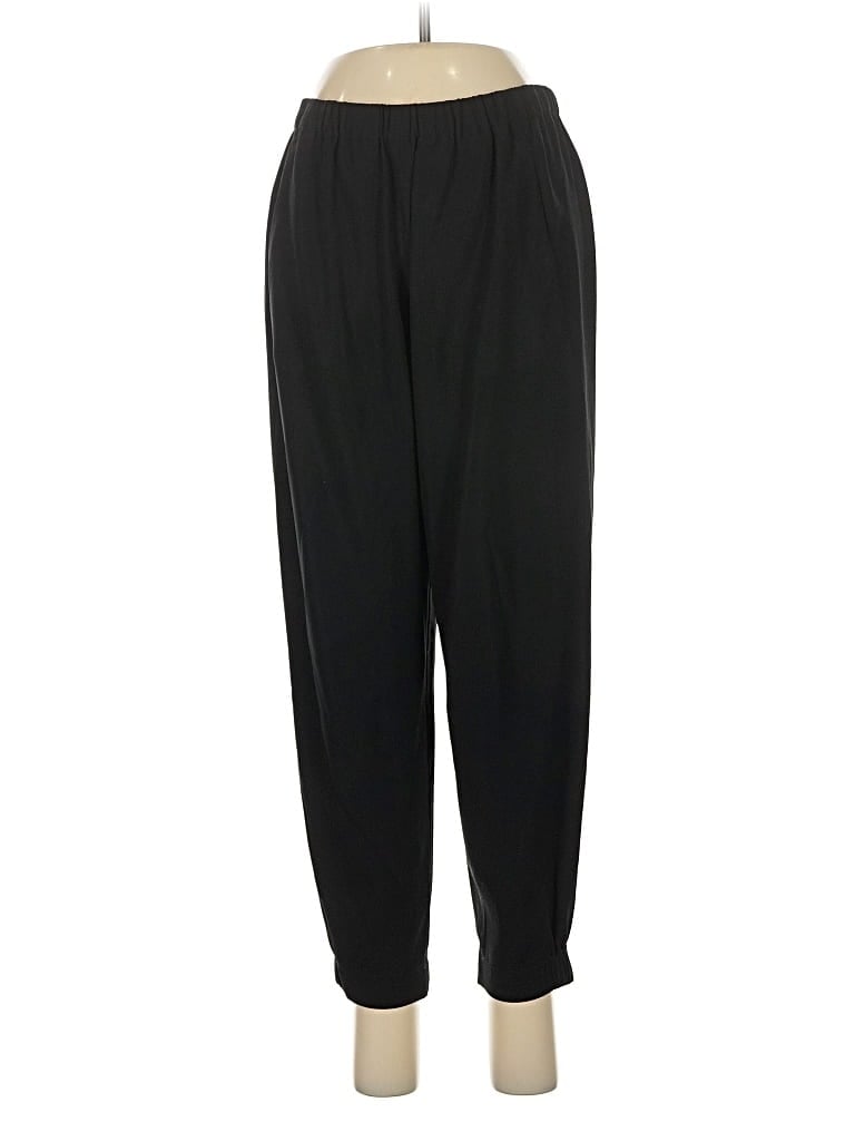 Pre-owned Babaton Casual Pants In Black