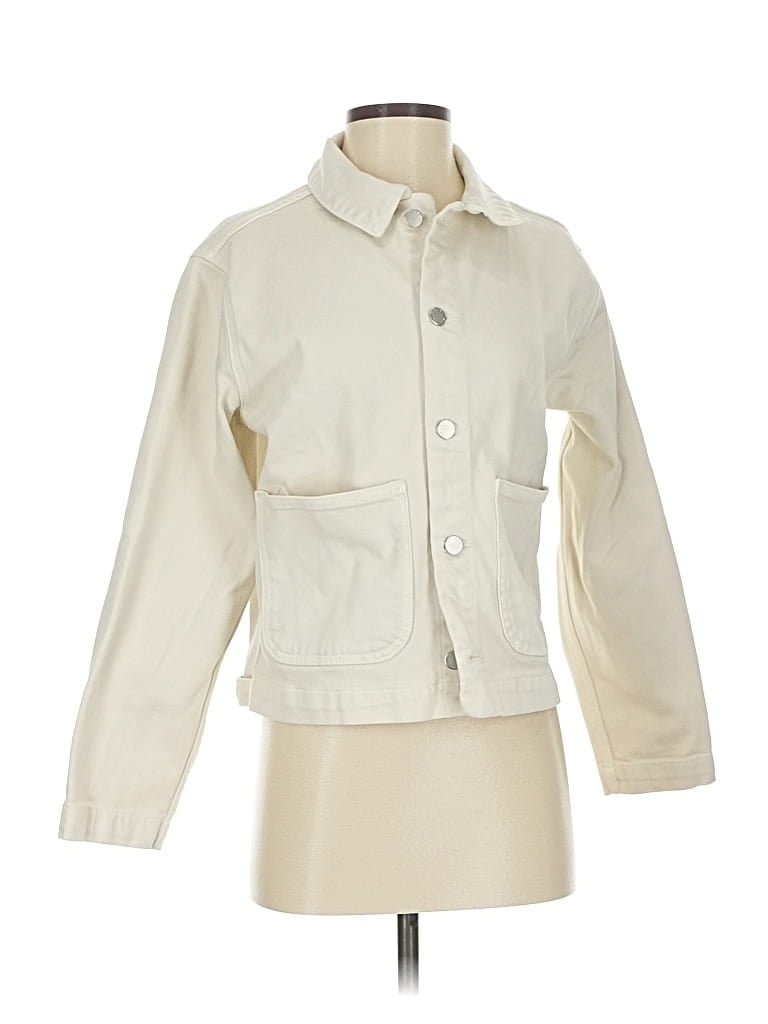 Pre-owned Just Usa Jacket In White