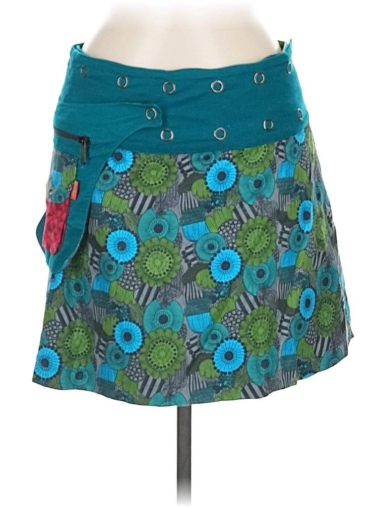 Pre-owned Assorted Brands Casual Skirt In Blue