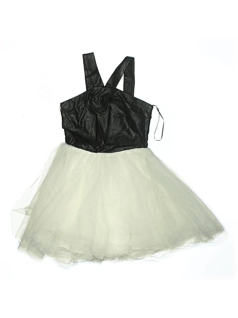 Pre-owned Miss Behave Kids' Dress In Silver