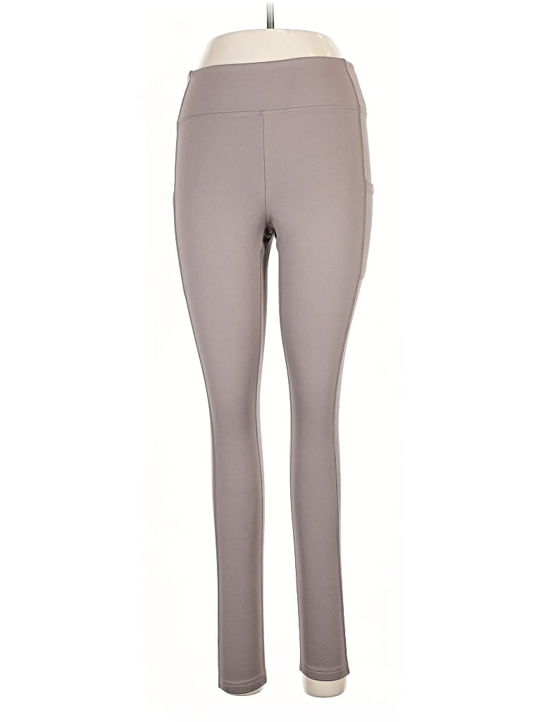 Pre-owned Victoria's Secret Pink Active Pants In Gray