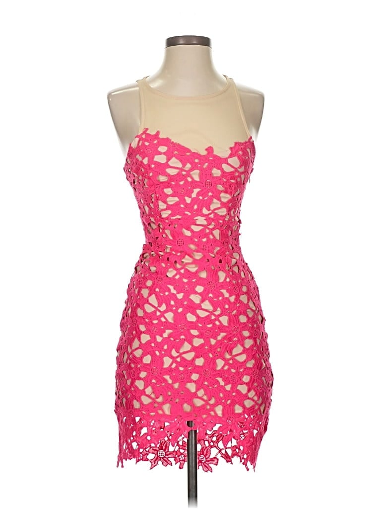 Pre-owned Lovers & Friends Cocktail Dress In Pink