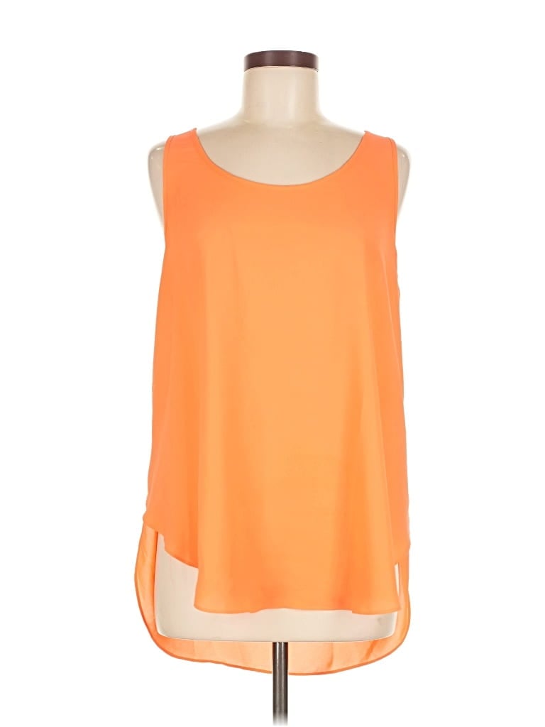 Pre-owned Banana Republic Sleeveless Blouse In Orange