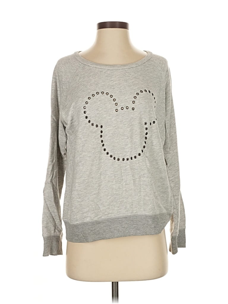 Pre-owned Disney Collection By David Lerner Sweatshirt In Silver