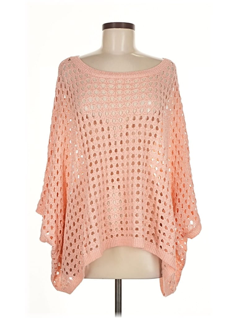 Pre-owned Eesome Poncho In Orange