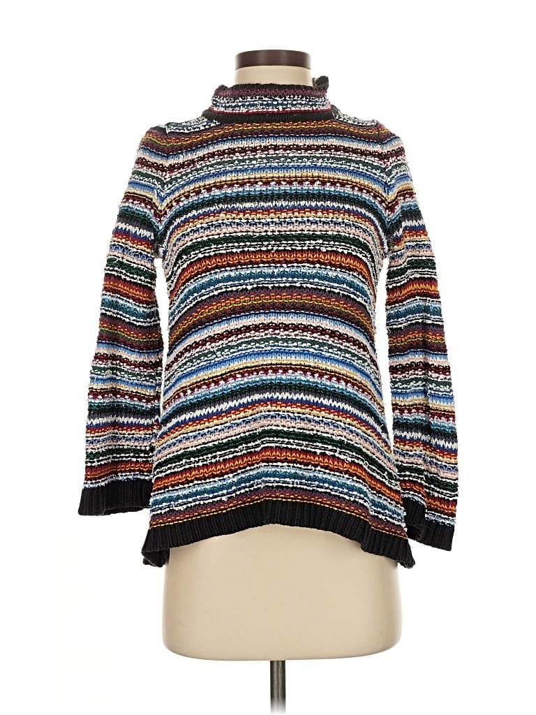 Pre-owned Ann Taylor Loft Turtleneck Sweater In Blue