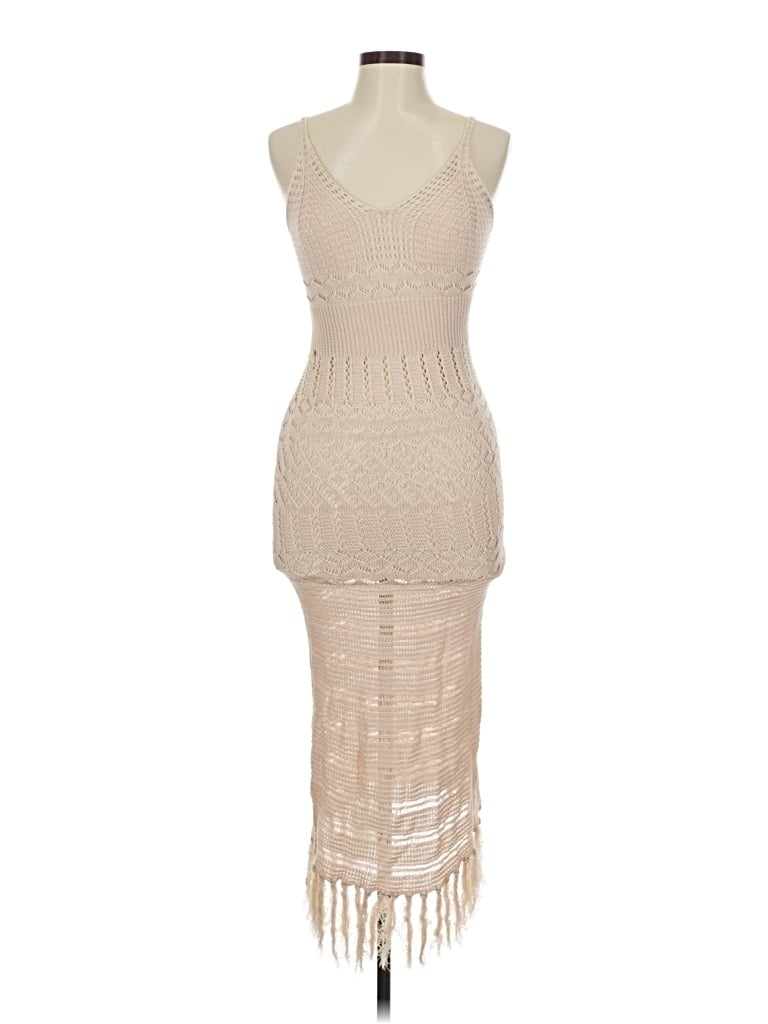 Pre-owned Vici Cocktail Dress In Brown