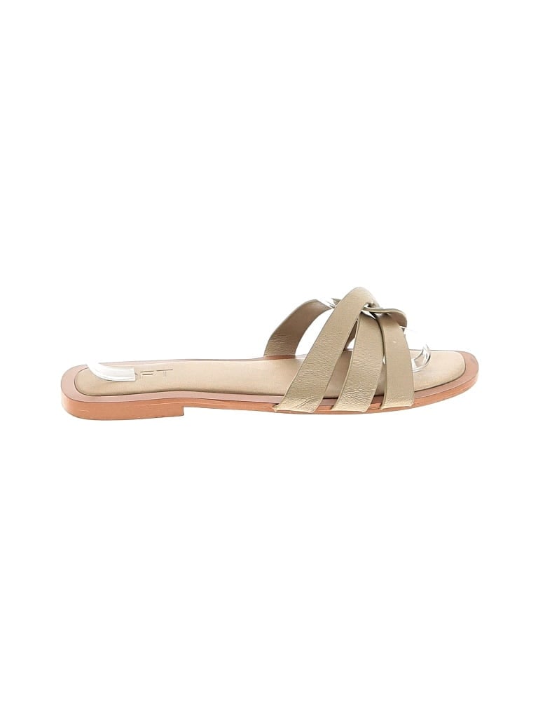 Pre-owned Ann Taylor Loft Sandals In Gold