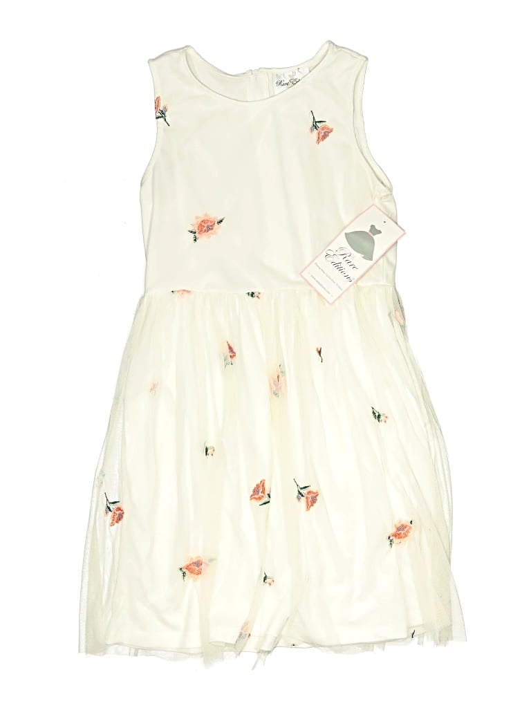 Pre-owned Rare Editions Kids' Dress In White