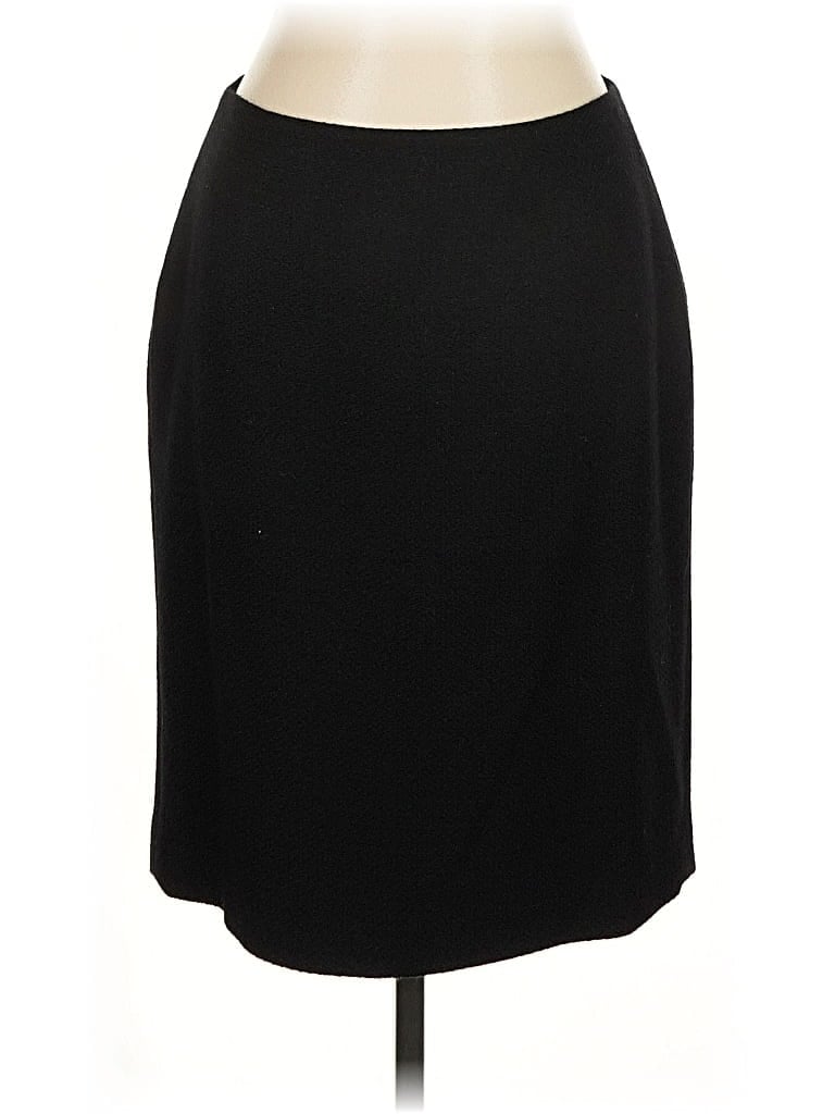 Pre-owned Ann Taylor Wool Skirt In Black